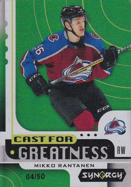 insert karta MIKKO RANTANEN 19-20 Synergy Cast for Greatness Green /50